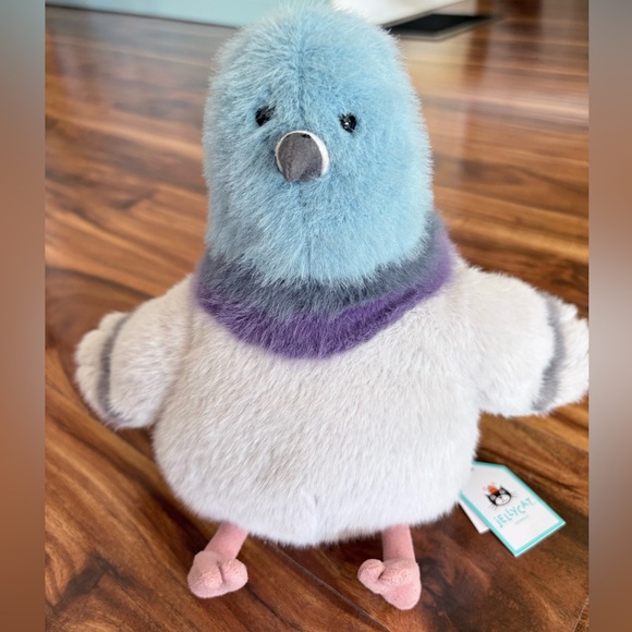 NWT NEW Jellycat Strutton Pigeon NYC FAO Exclusive Stuffed Animal - Picture 1 of 5